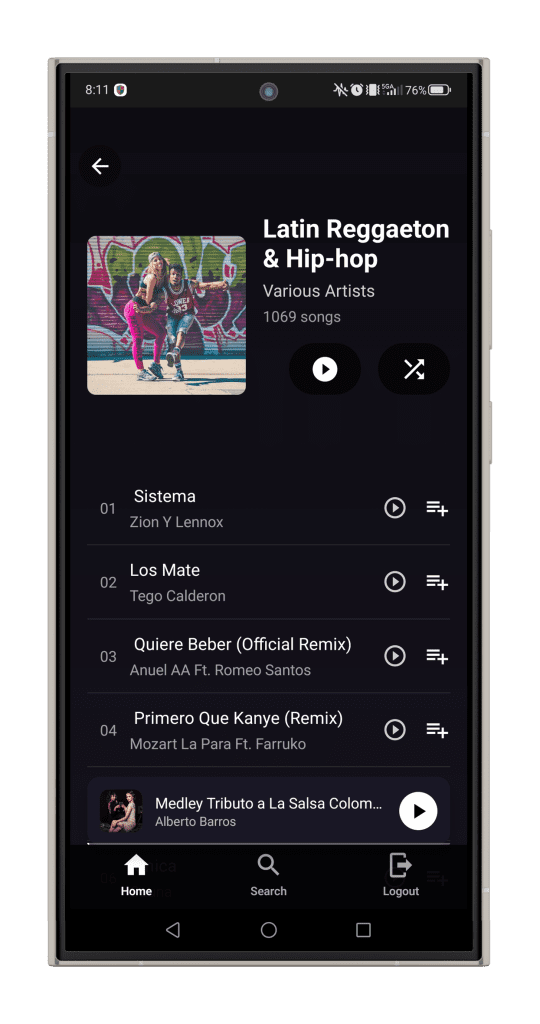 Latin Reggaeton & Hip-hop